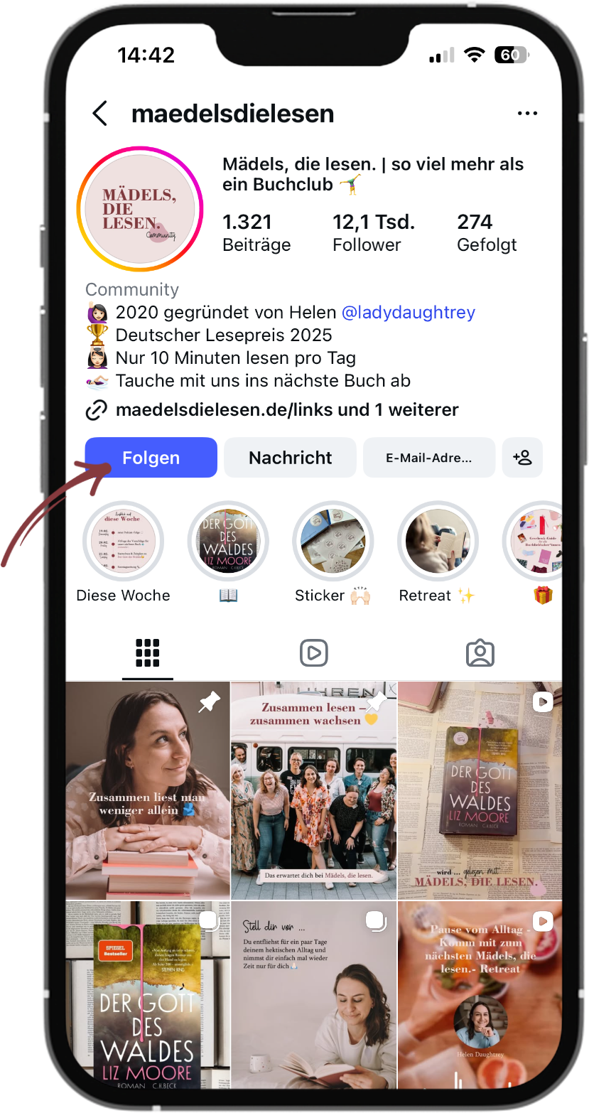 Mädels, die lesen. – deine Community bei Instagram