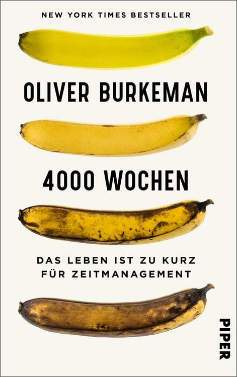 Buchcover &raquo;4000 Wochen&laquo; von Oliver Burkeman