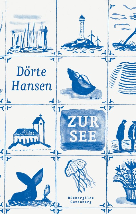 Buchcover &raquo;Zur See&laquo; von D&ouml;rte Hansen (B&uuml;chergilde-Ausgabe)