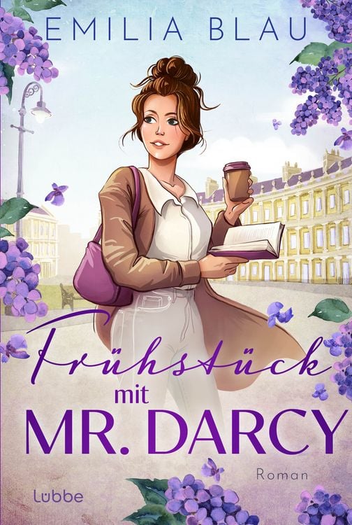 Buchcover &raquo;Fr&uuml;hst&uuml;ck mit Mr. Darcy&laquo; von Emilia Blau