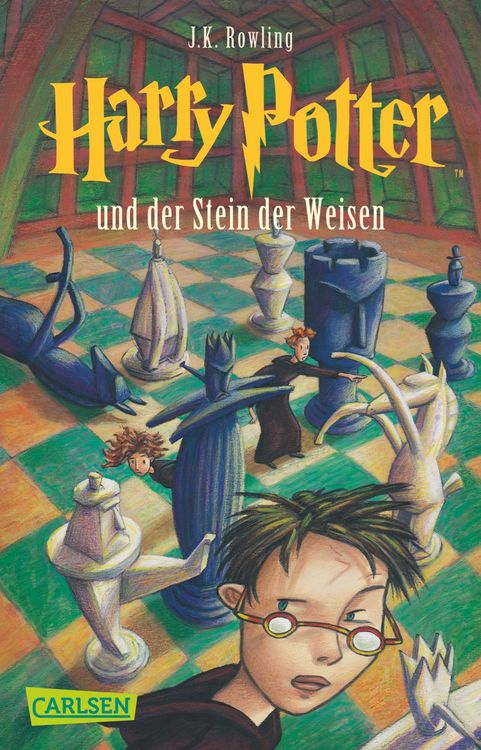 Buchcover &raquo;Harry Potter und der Stein der Weisen&laquo; von J. K. Rowling