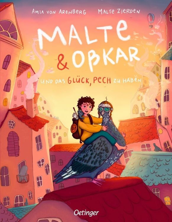Buchcover &raquo;Malte & O&szlig;kar und das Gl&uuml;ck, Pech zu haben&laquo;