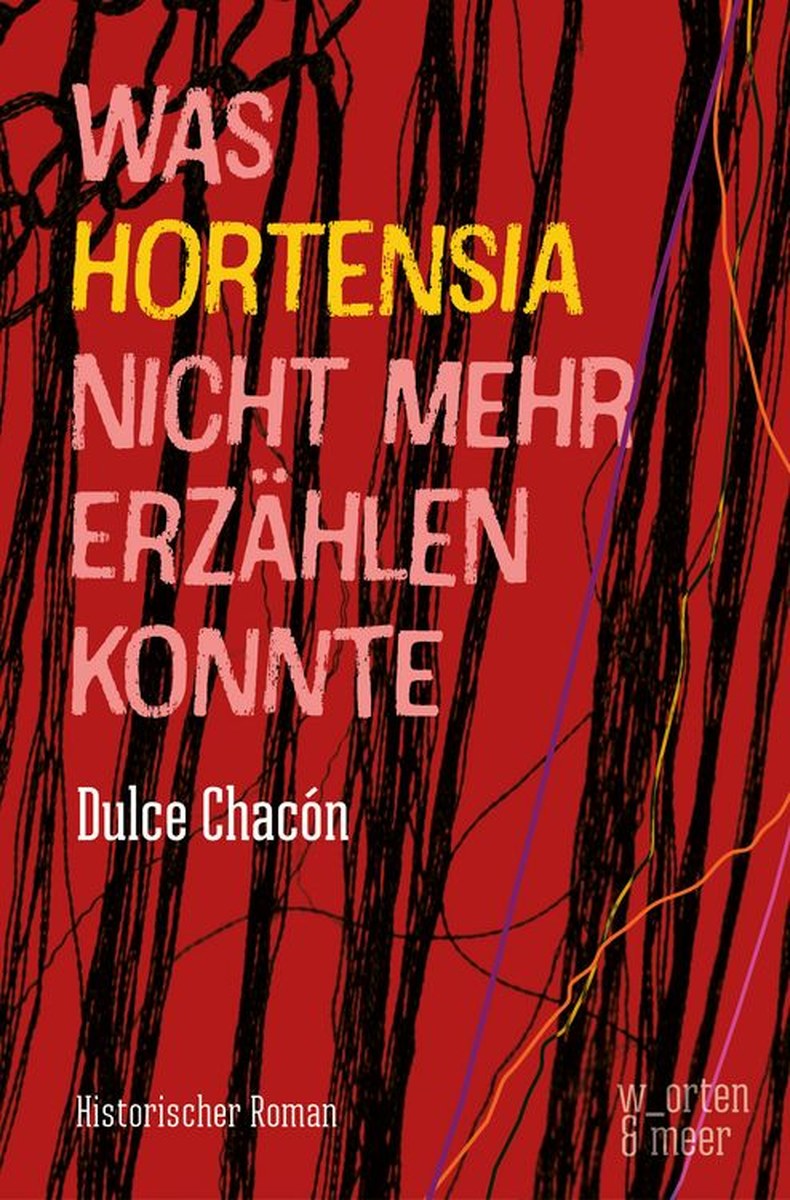 Buchcover &raquo;Was Hortensia nicht mehr erz&auml;hlen konnte&laquo; von Dulce Chac&oacute;n