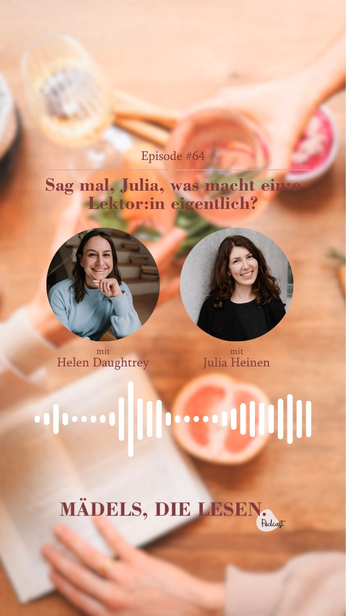 Sag mal, Julia, was macht ein:e Lektor:in?