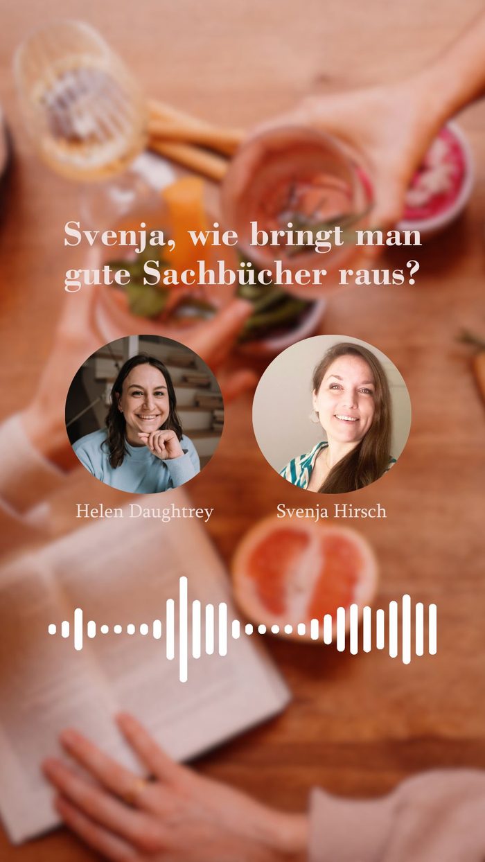 Svenja, wie bringt man gute Sachbücher raus?