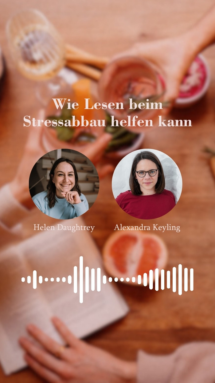 Alexandra Keyling über Lesen und Stressabbau